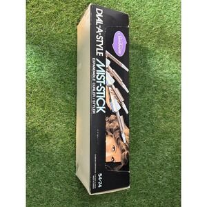 Vintage Sunbeam Dial-A-Style Mistic Curling Iron Styler‎ ½" Barrel Tested Works